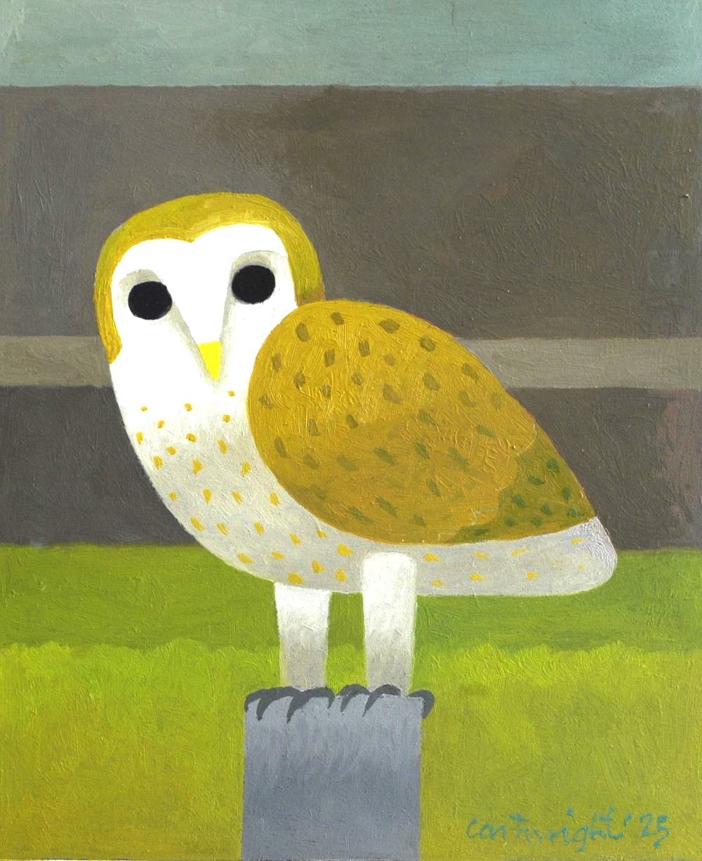 reg cartwright painting 2025 owl