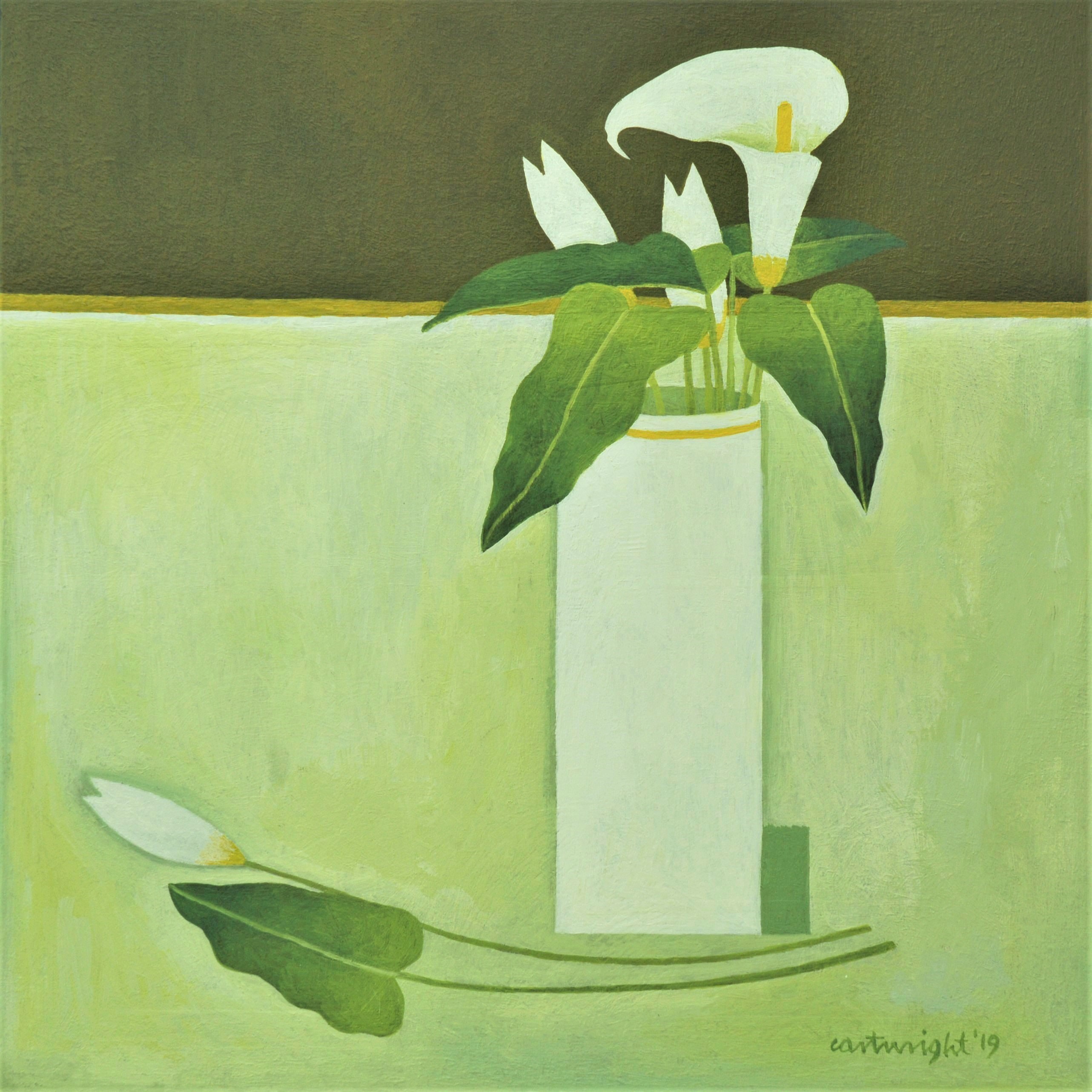 lilies in a vase painting by reg cartwright 2019