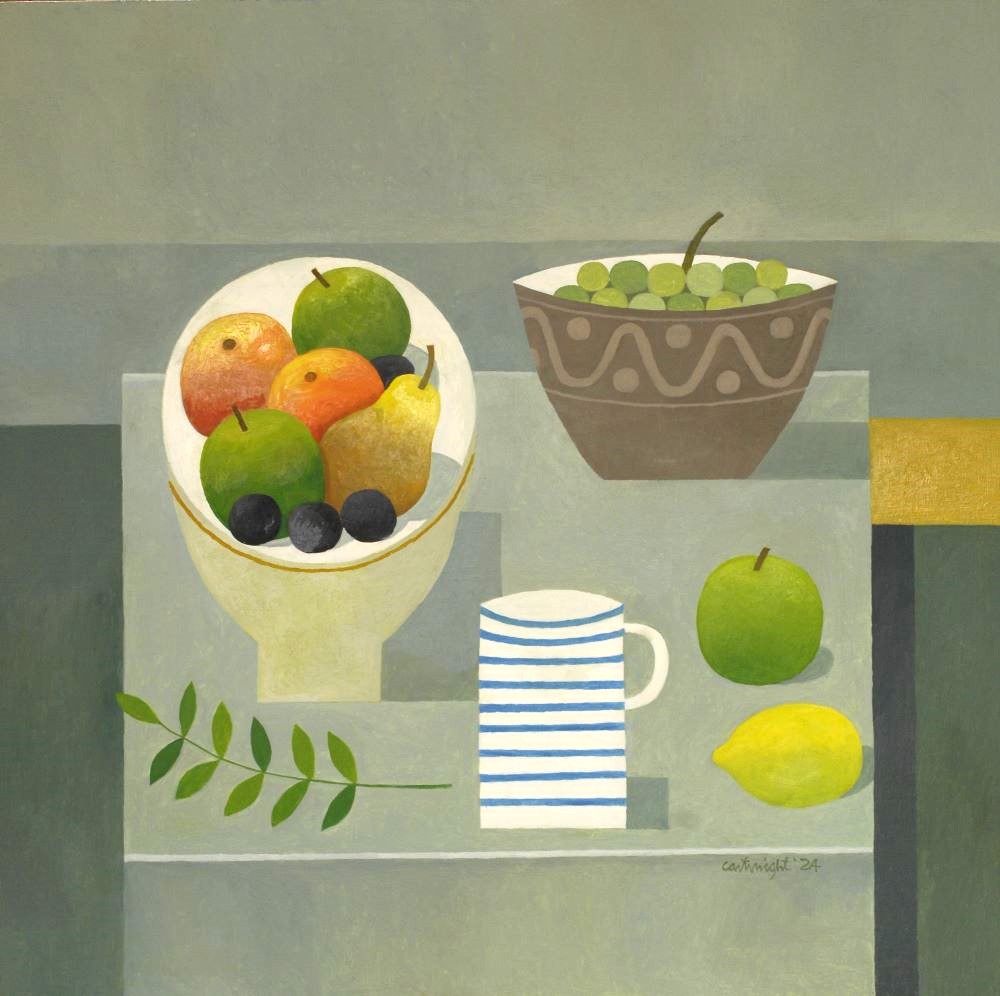 grey still life painting reg cartwright 2025